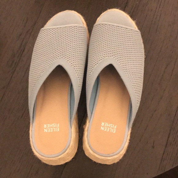 Eileen Fisher Tali platform wedges Sz 9 - Picture 5 of 7